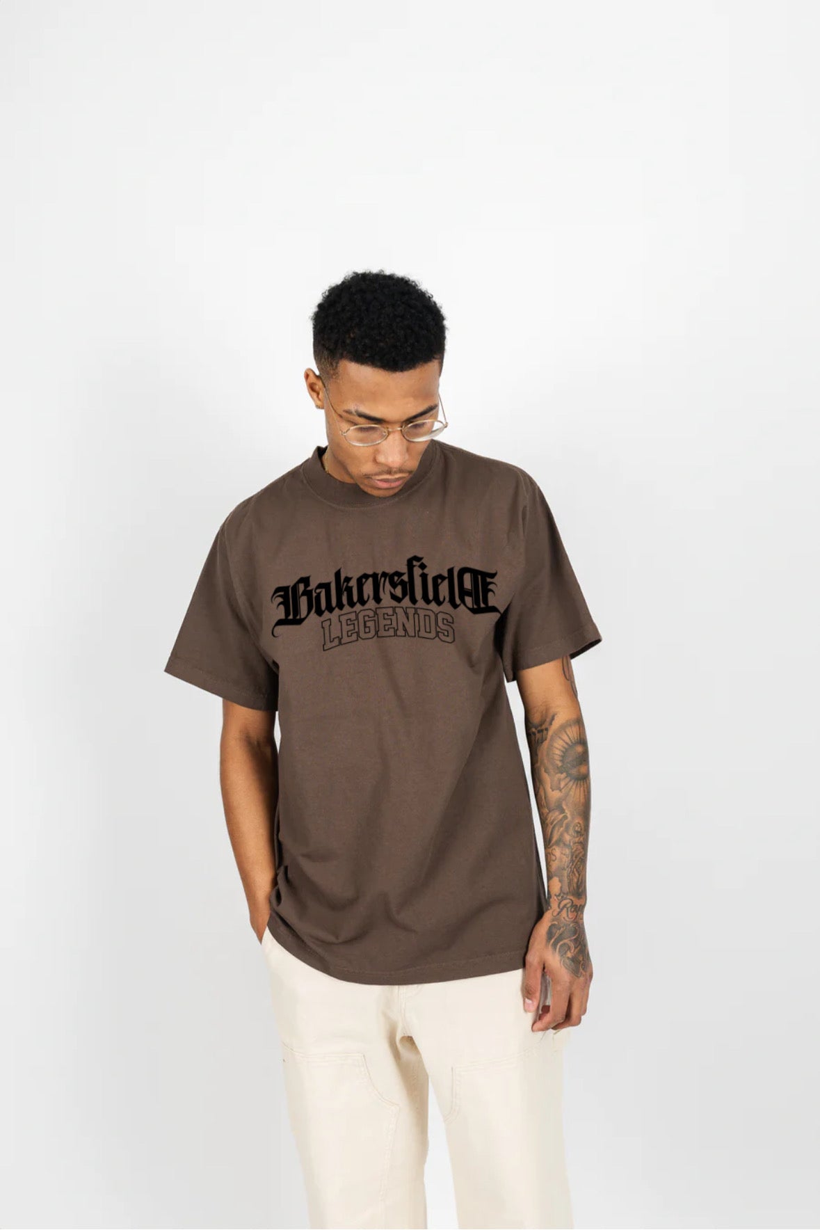 Bakersfield Legends Shadow MIDNIGHT - Retro Vintage Oversize Tee
