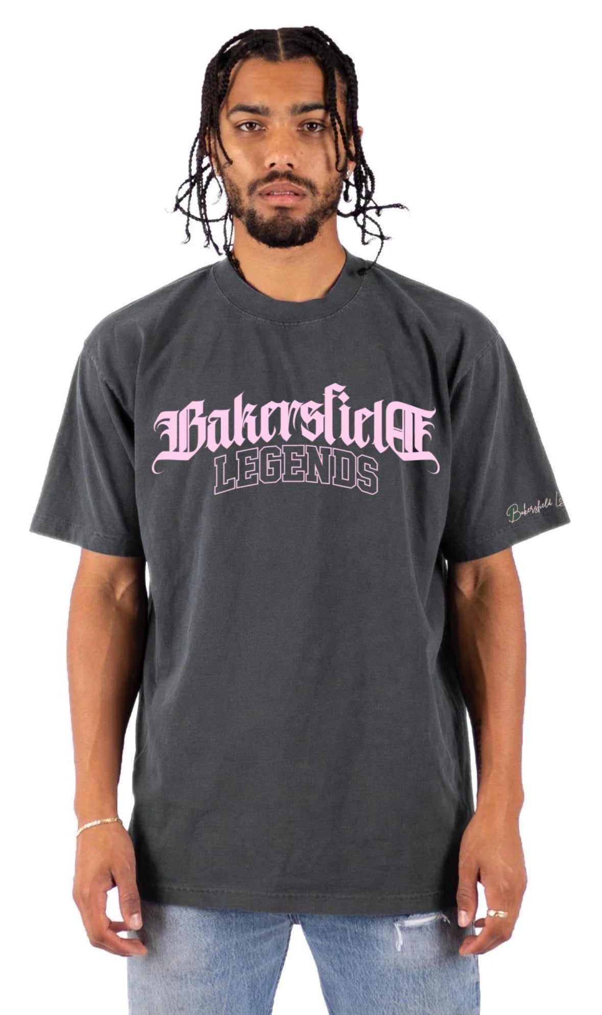 Bakersfield Legends PINK Pump Cover - Retro Vintage Oversize Tee