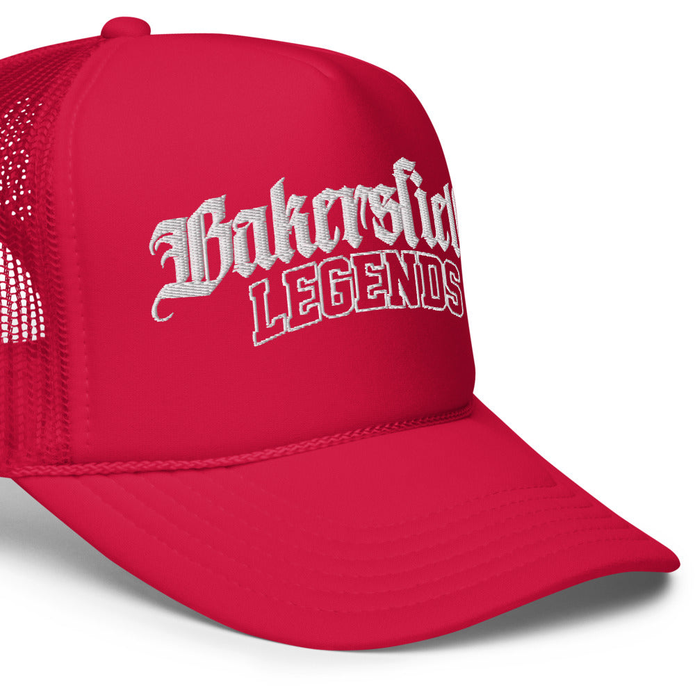 Bakersfield Legends Red Carpet Foam Trucker Cap