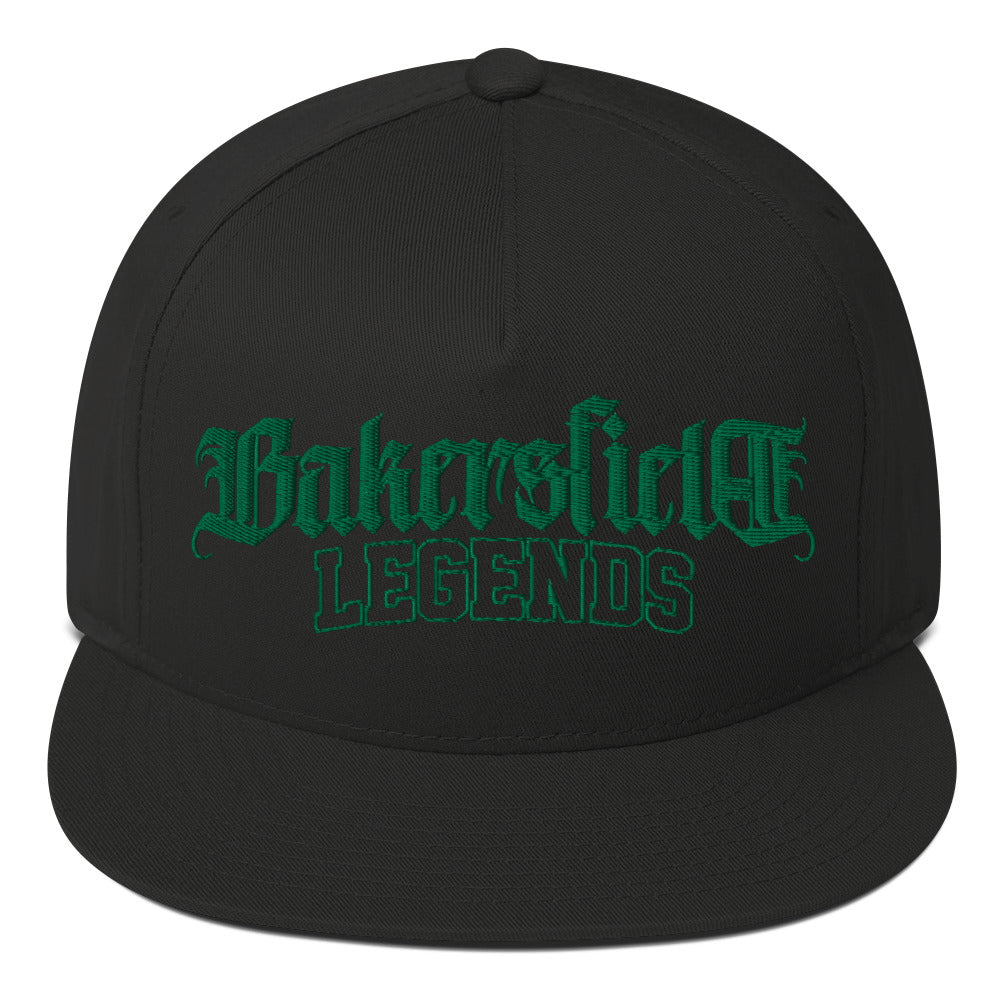 Bakersfield Legends Money Flat Bill Cap - White & Black