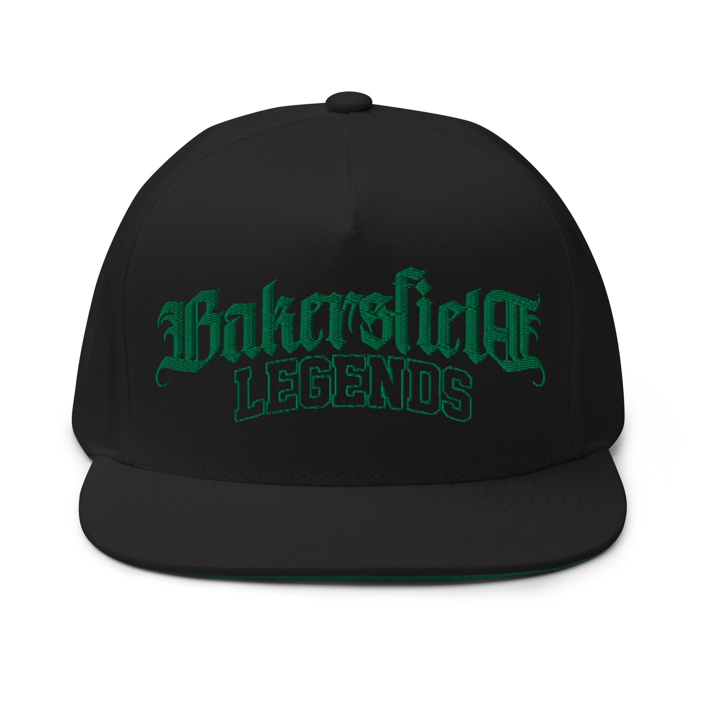 Bakersfield Legends Money Flat Bill Cap - White & Black