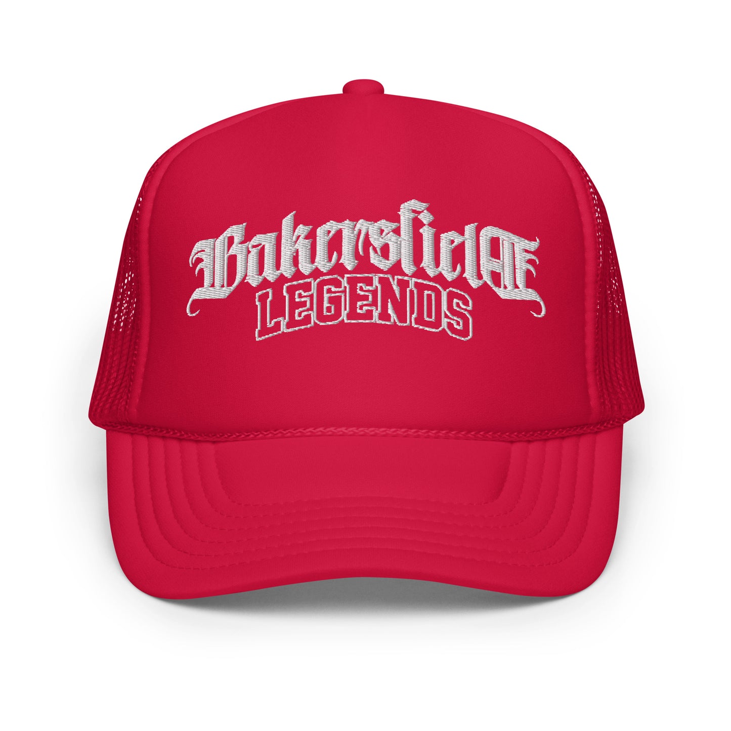 Bakersfield Legends Red Carpet Foam Trucker Cap