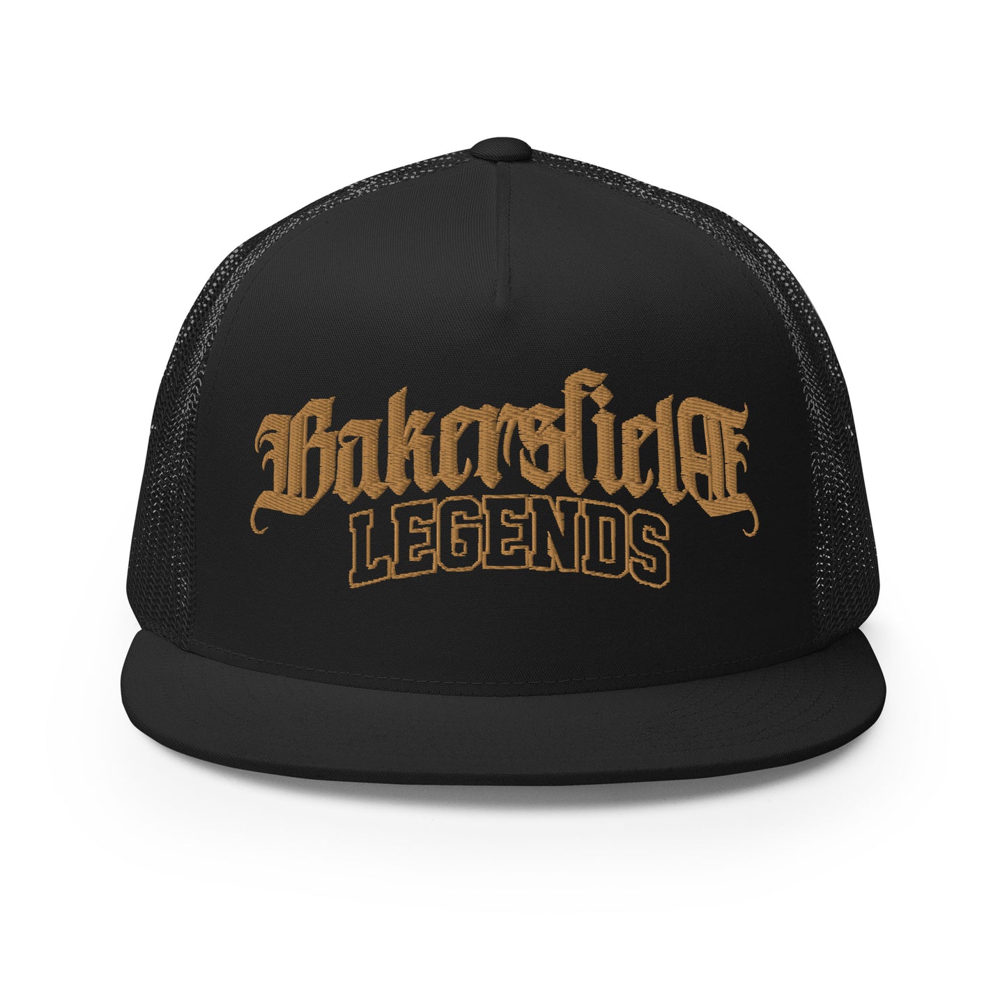 Bakersfield Legends Classic Trucker Cap - Black & Gold