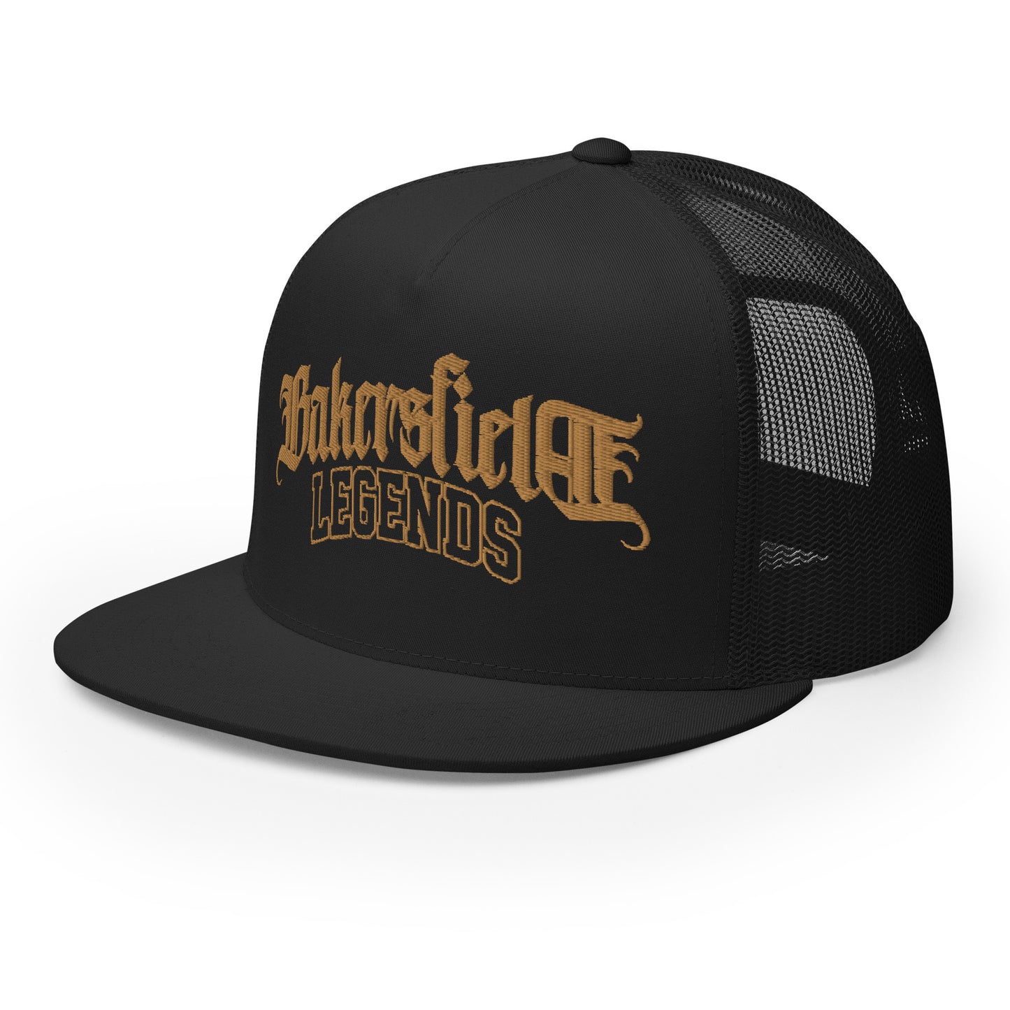 Bakersfield Legends Classic Trucker Cap - Black & Gold