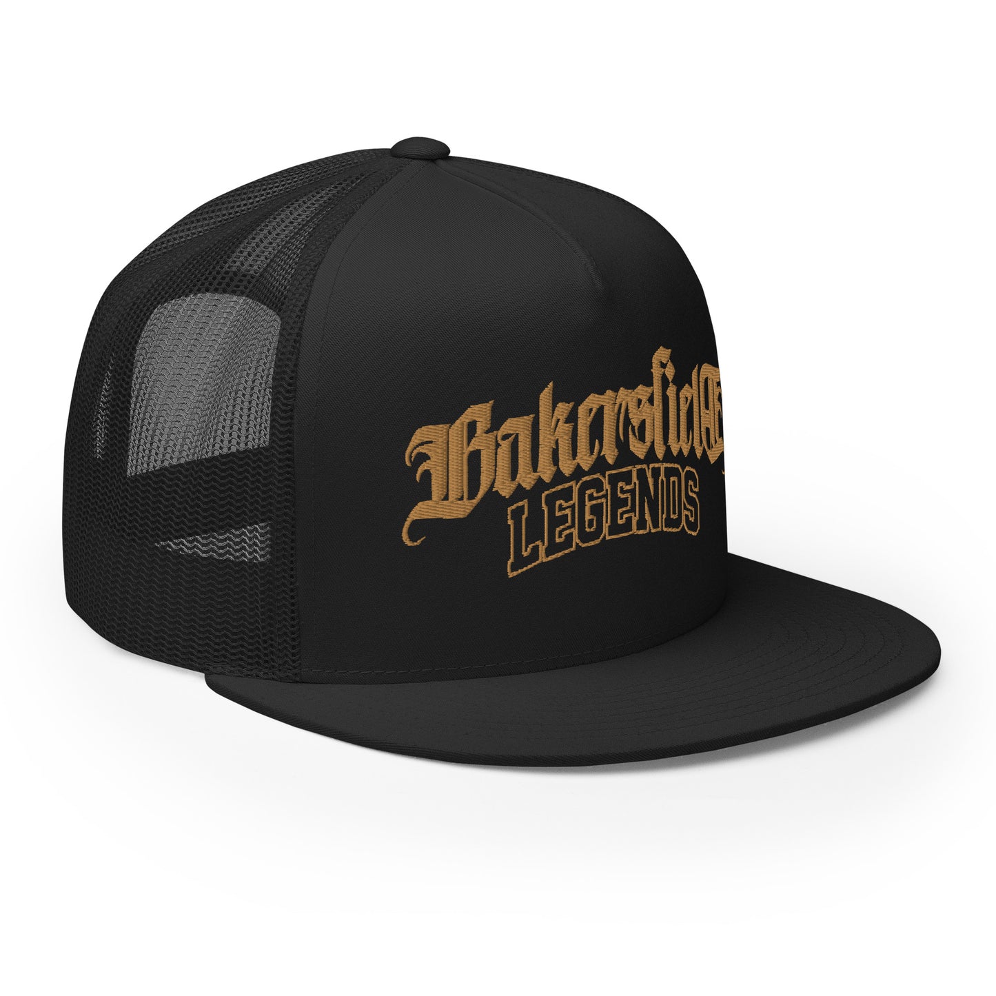 Bakersfield Legends Classic Trucker Cap - Black & Gold