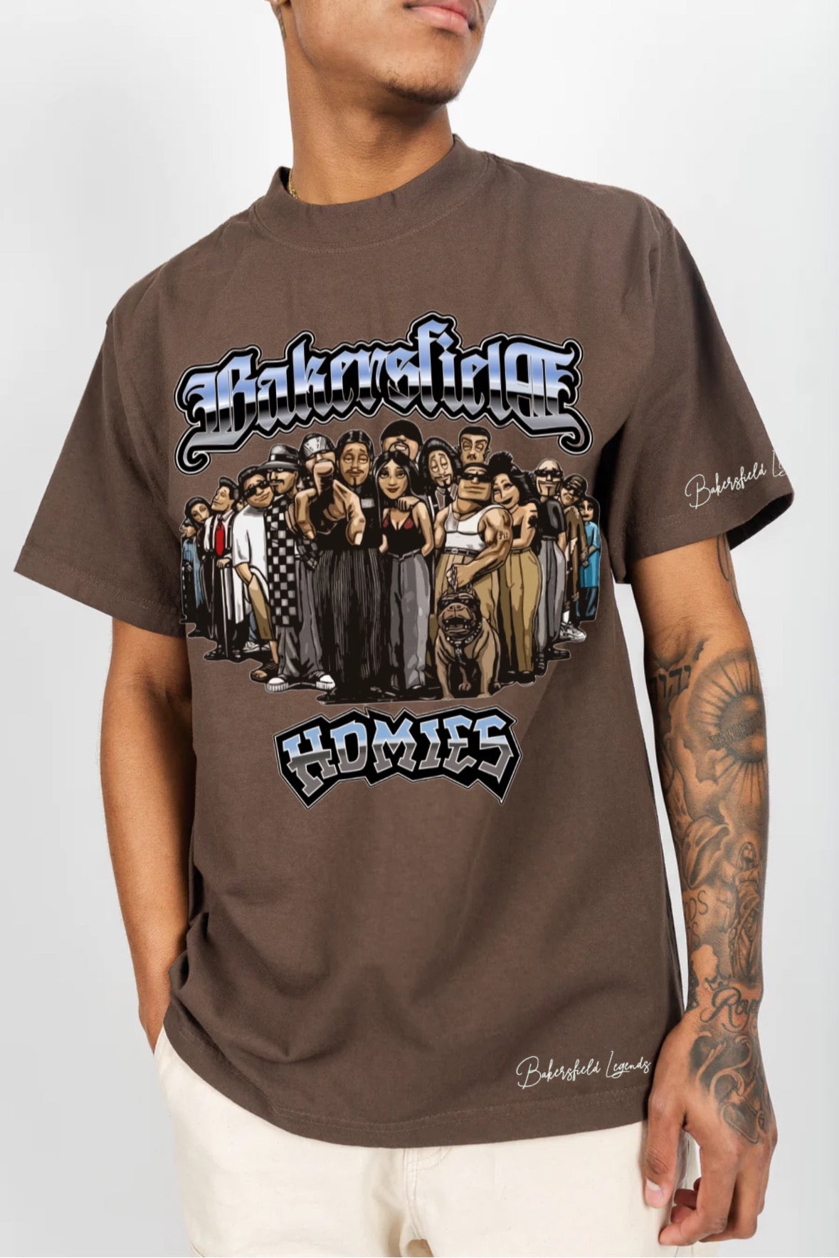 Bakersfield Homies - Premium Vintage Oversize Tee