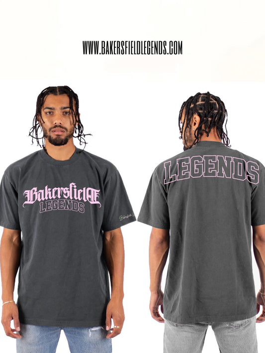 Bakersfield Legends PINK Pump Cover - Retro Vintage Oversize Tee