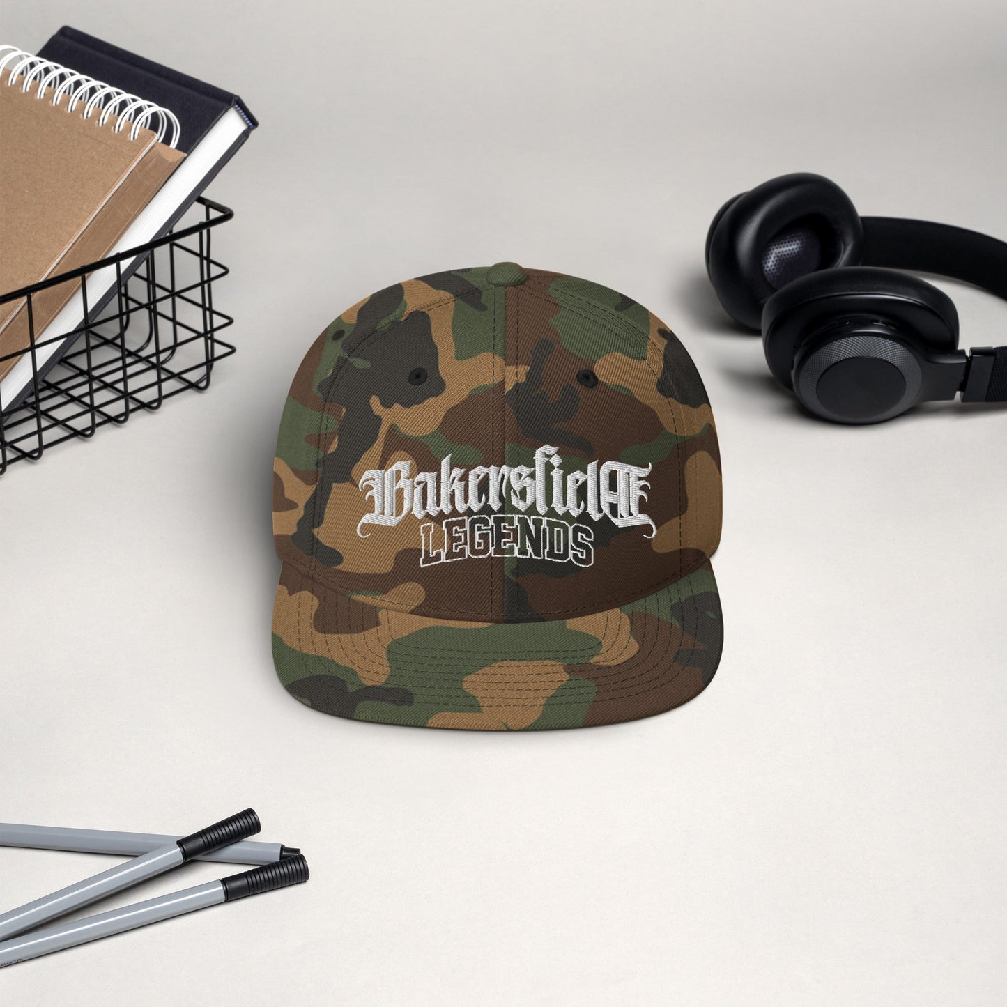 Bakersfield Legends Camo Snapback