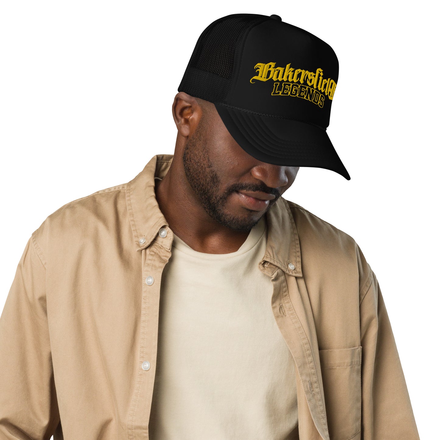 Bakersfield Legends Gold Mine Foam Trucker Cap