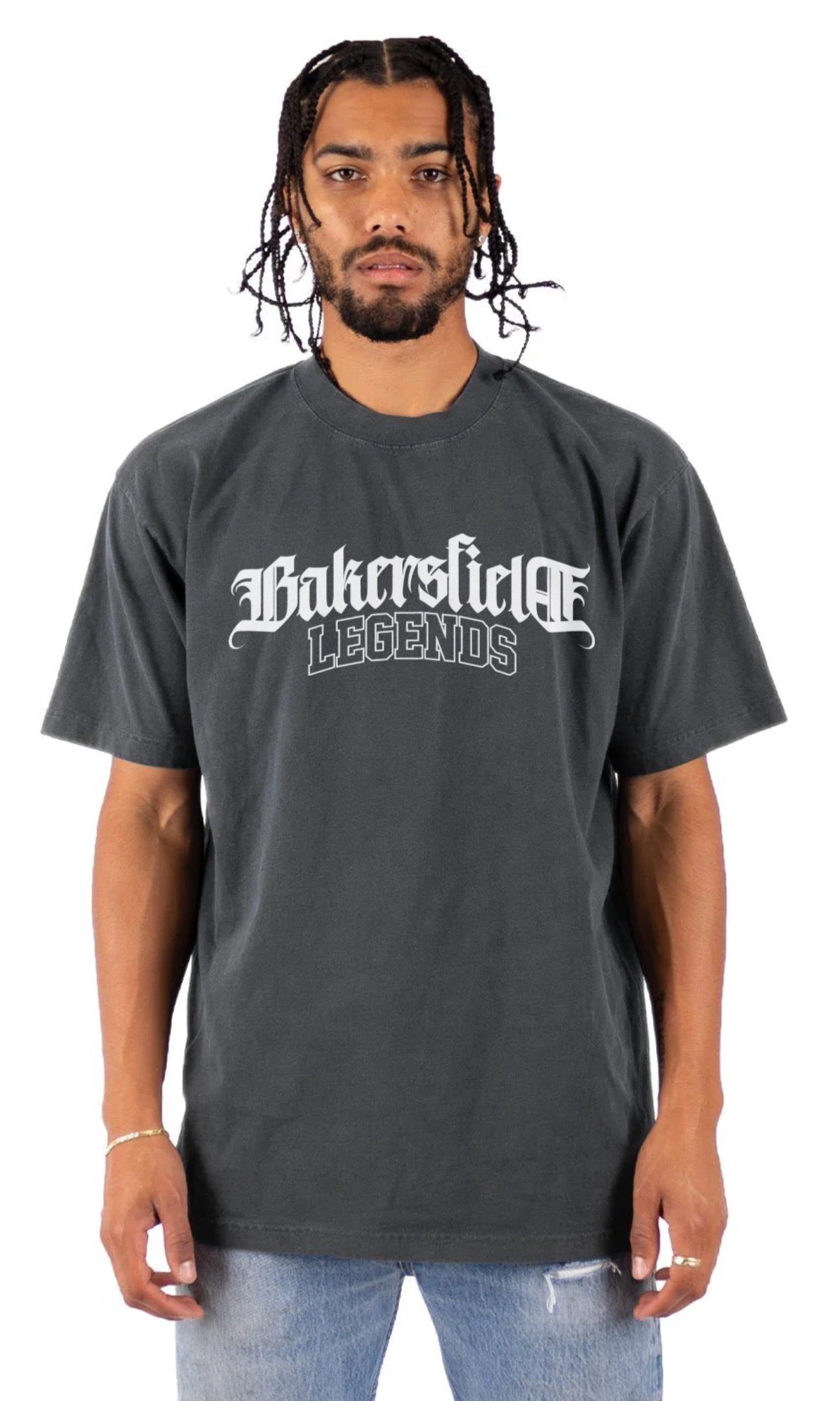 Black Bakersfield Legends - Retro Vintage Oversize Tee