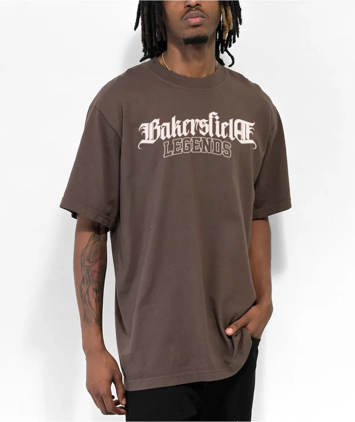 Black Bakersfield Legends - Retro Vintage Oversize Tee