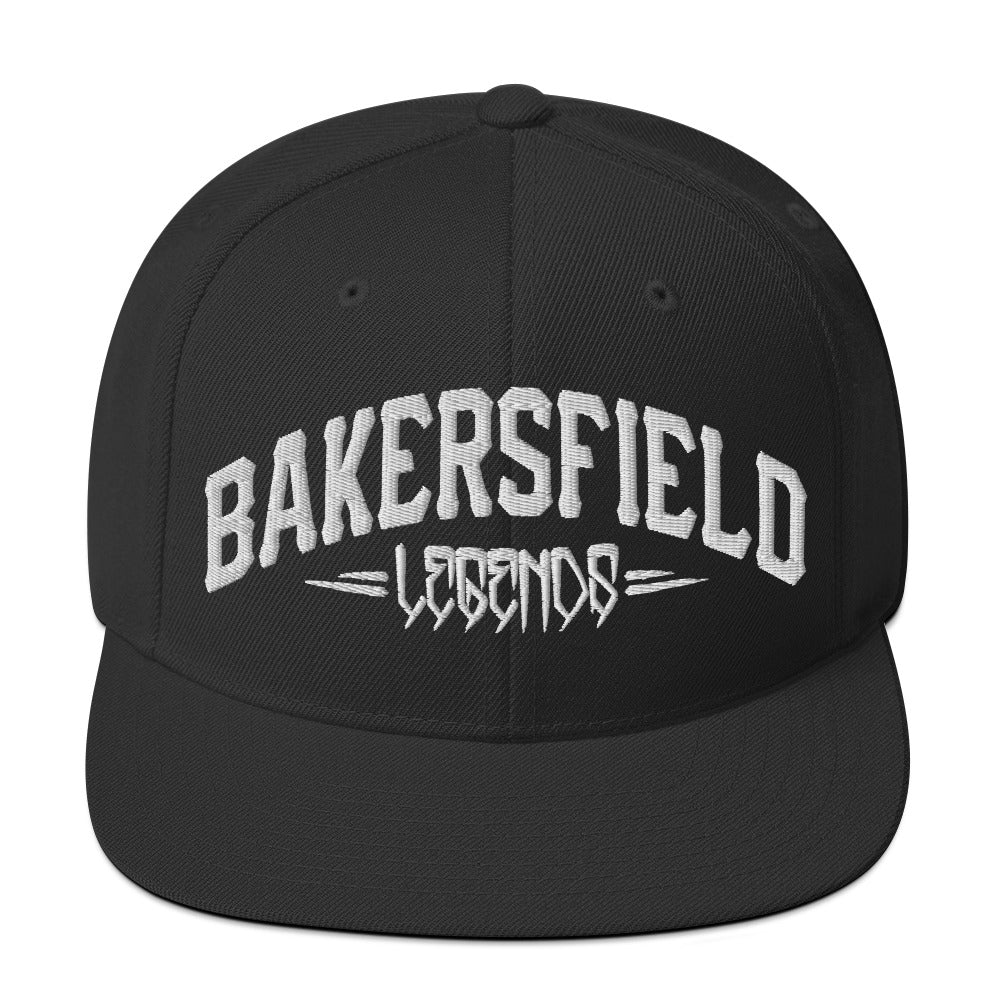 Bakersfield Legends 80’s Black & White Classic SnapBack