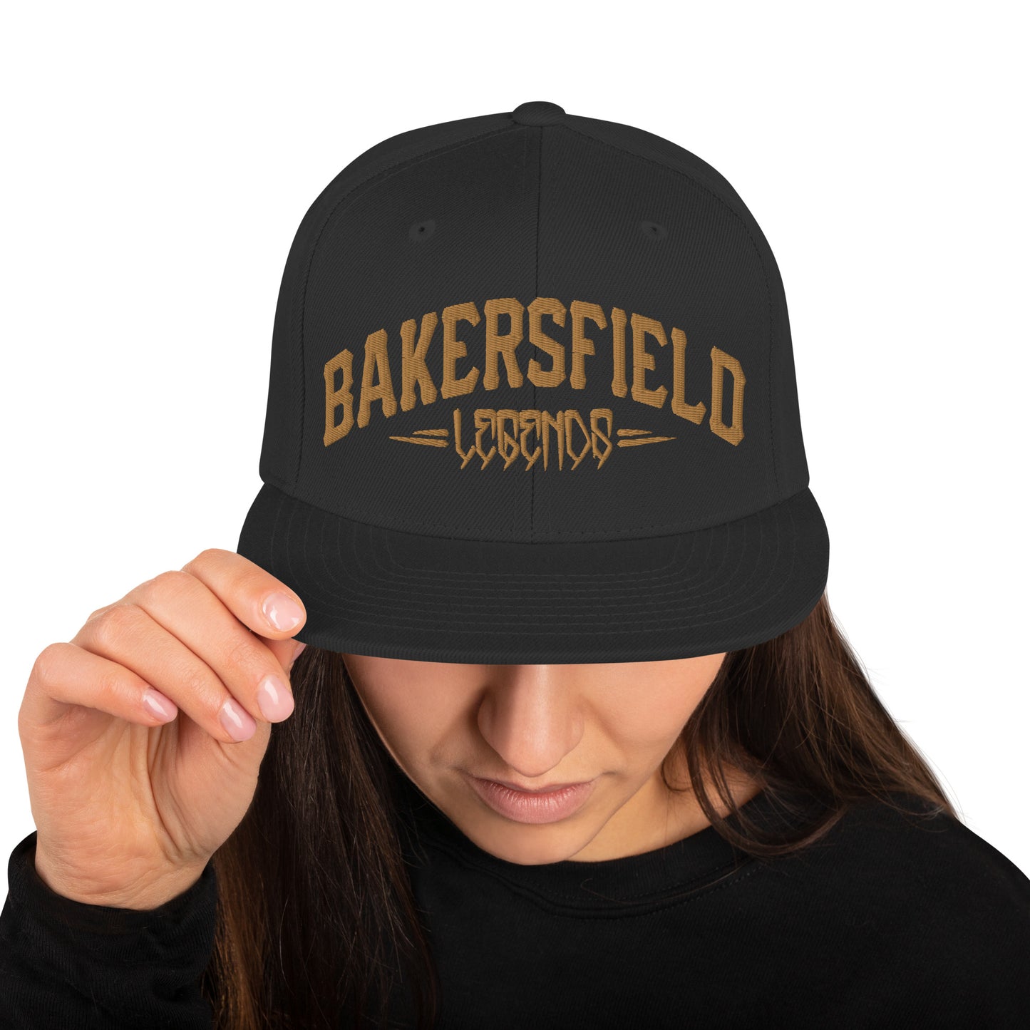 Bakersfield Legends 80’s Black & Old Gold Classic SnapBack