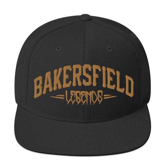 Bakersfield Legends 80’s Black & Old Gold Classic SnapBack