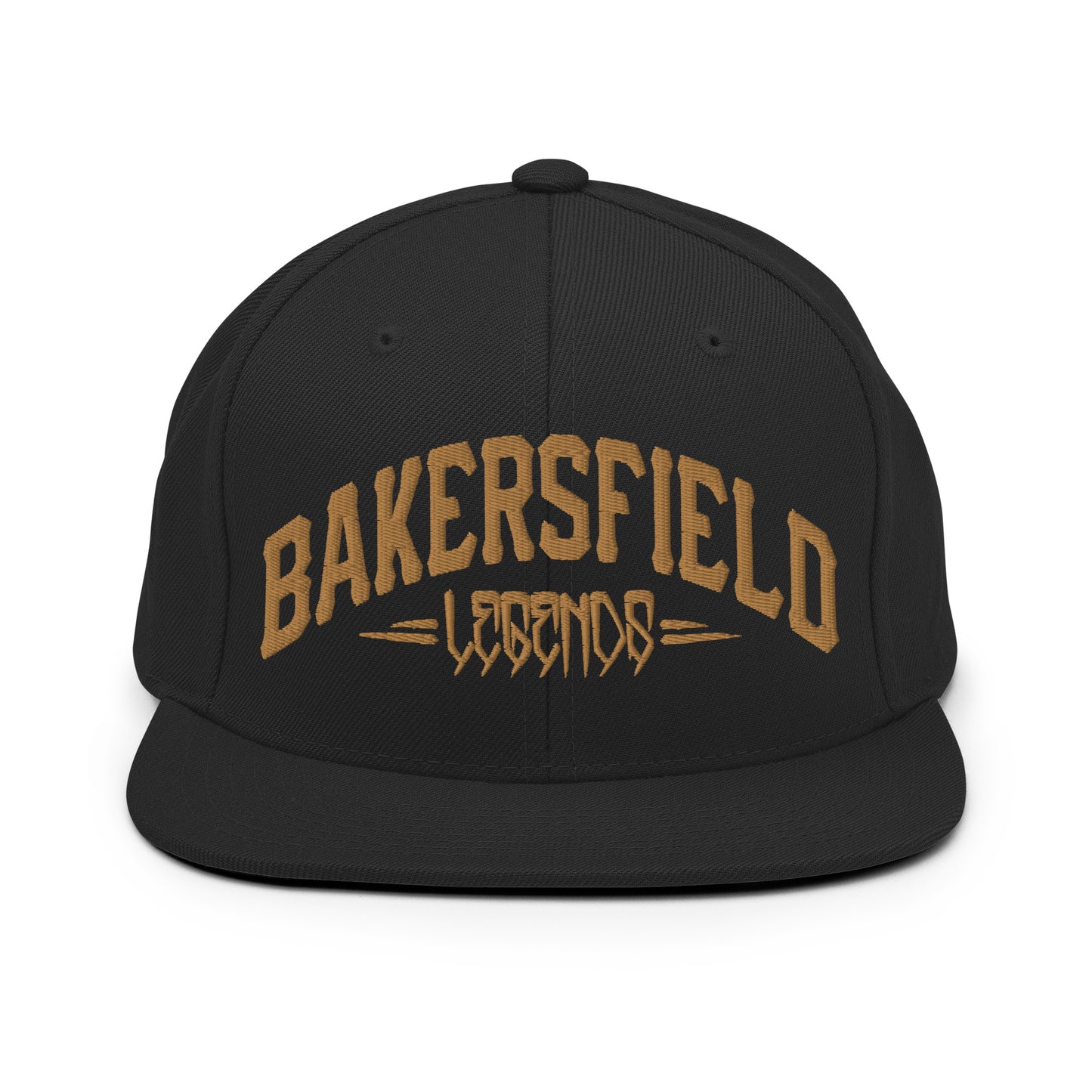 Bakersfield Legends 80’s Black & Old Gold Classic SnapBack