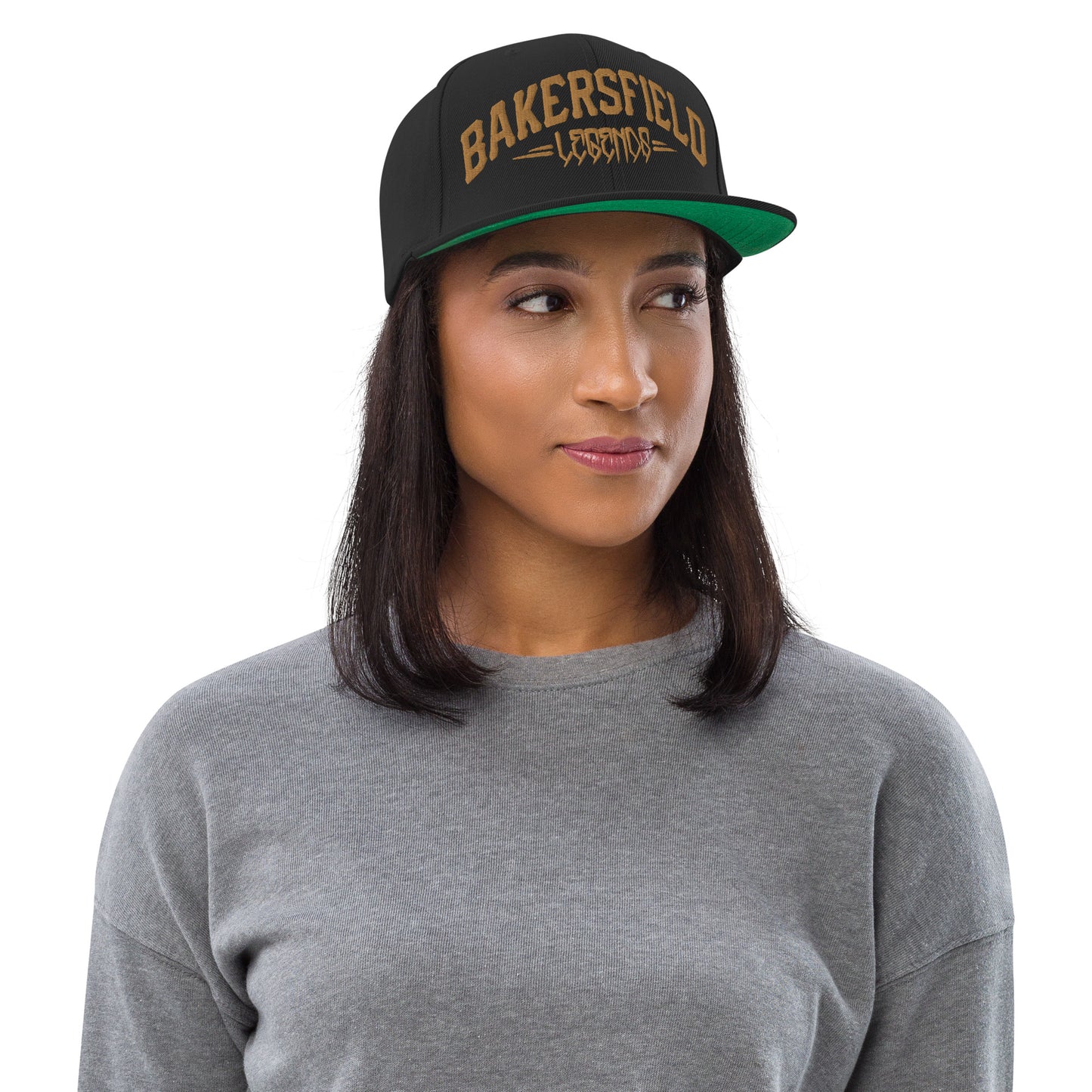 Bakersfield Legends 80’s Black & Old Gold Classic SnapBack