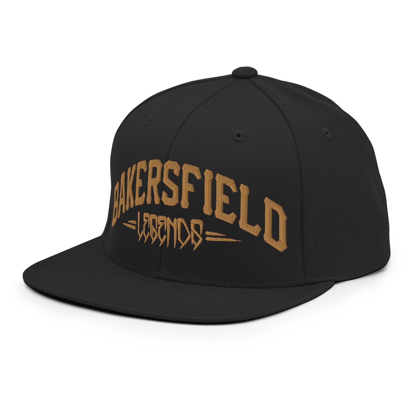 Bakersfield Legends 80’s Black & Old Gold Classic SnapBack