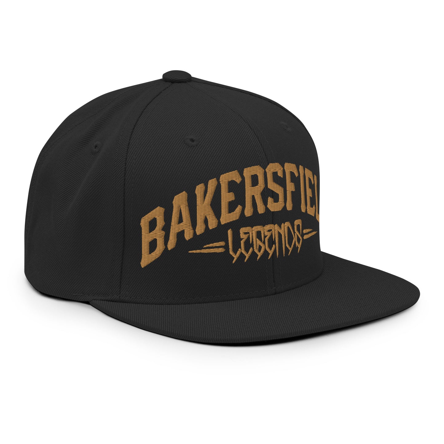 Bakersfield Legends 80’s Black & Old Gold Classic SnapBack